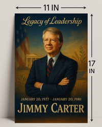 Jimmy Carter Presidential Era Wall Art Print PosterGoat