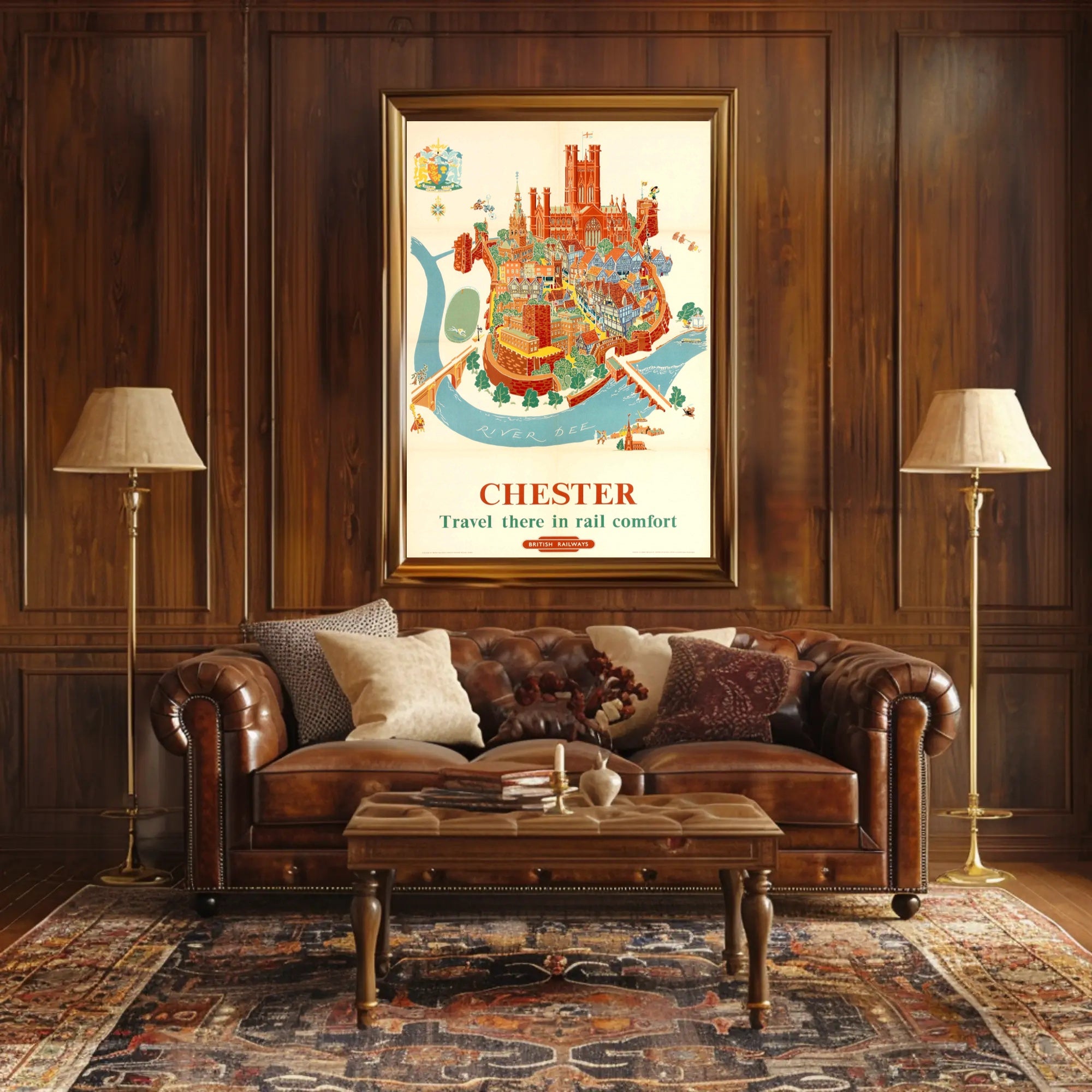 Chester Travel Poster: British Railways Vintage Adventure PosterGoat