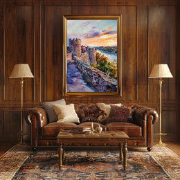 Serbia Belgrade Kalemegdan Fortress River View Poster