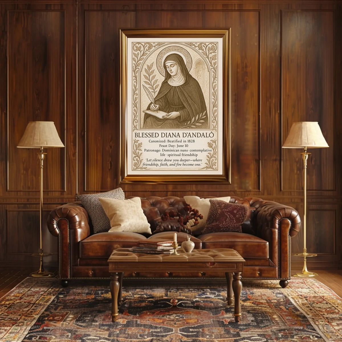 Blessed Diana d'Andalò Poster