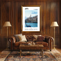 Jaffa Cityscape Mediterranean Travel Poster PosterGoat