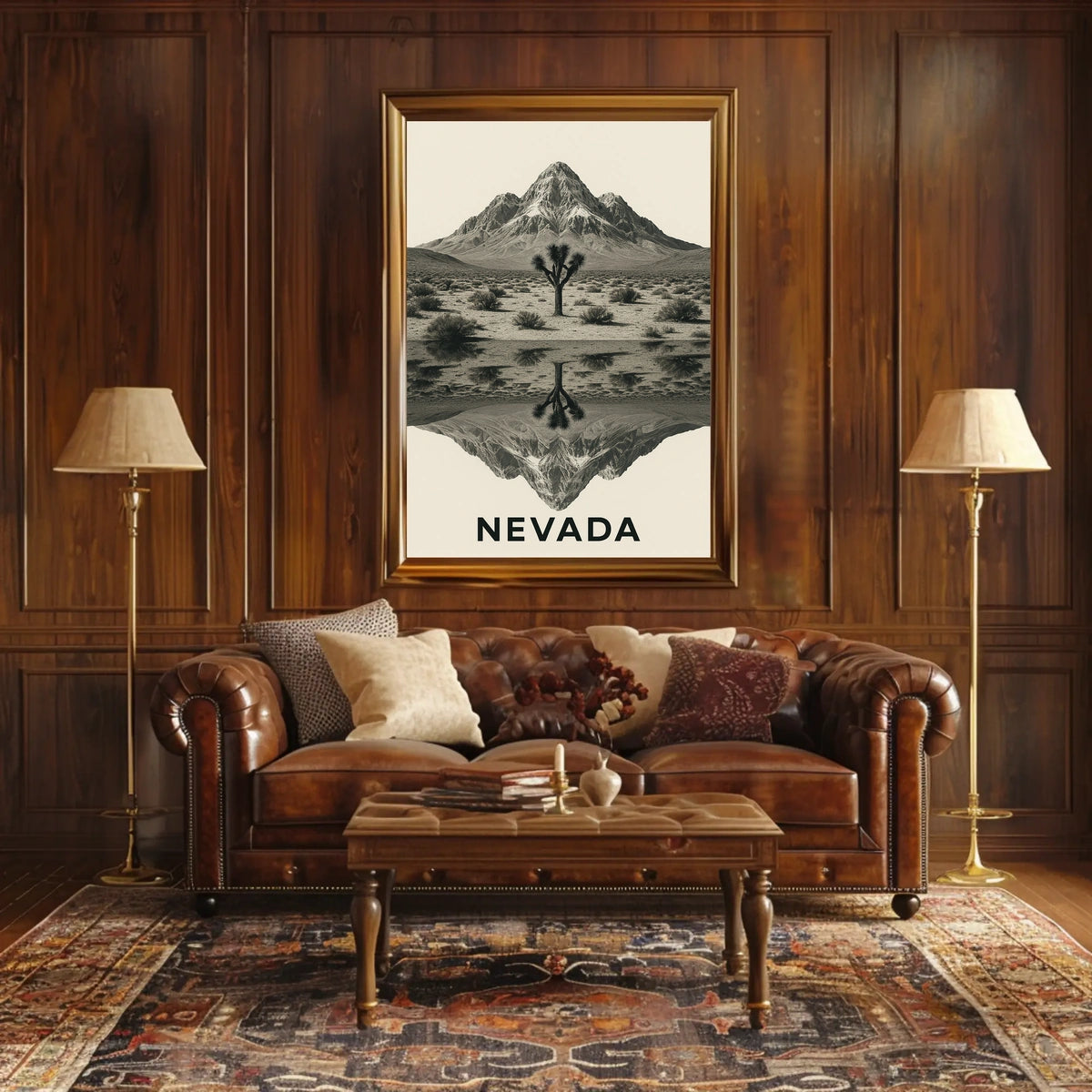 Nevada Landscape Reflection Poster