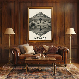 Nevada Landscape Reflection Poster