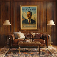 Barack Obama Presidency Inspirational Patriotic Poster