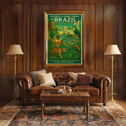 Discover the Vibrant Essence of Brazil Poster PosterGoat