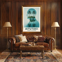 Aitutaki Cook Islands Paradise Poster
