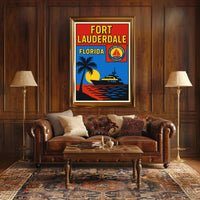 Fort Lauderdale, Florida Poster PosterGoat