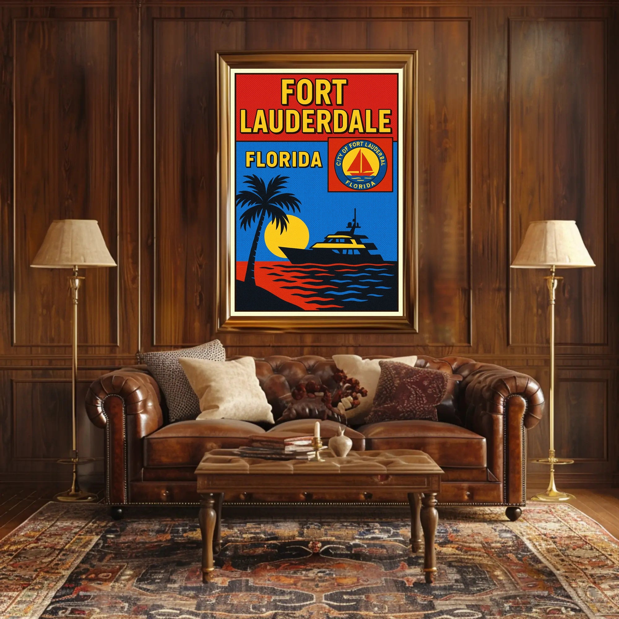 Fort Lauderdale, Florida Poster PosterGoat