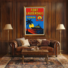 Fort Lauderdale, Florida Poster PosterGoat