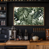 Lush Tropical Leaves Poster