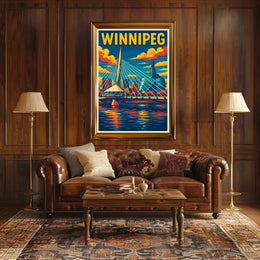 Vibrant Winnipeg Poster