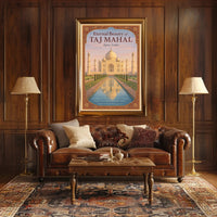 Eternal Beauty of the Taj Mahal Poster PosterGoat