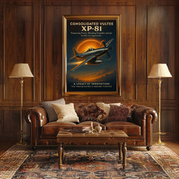 Consolidated Vultee XP-81 Poster