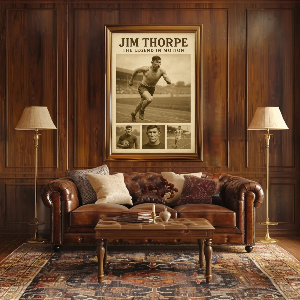 Jim Thorpe The Legend in Motion Jim Thorpe Poster