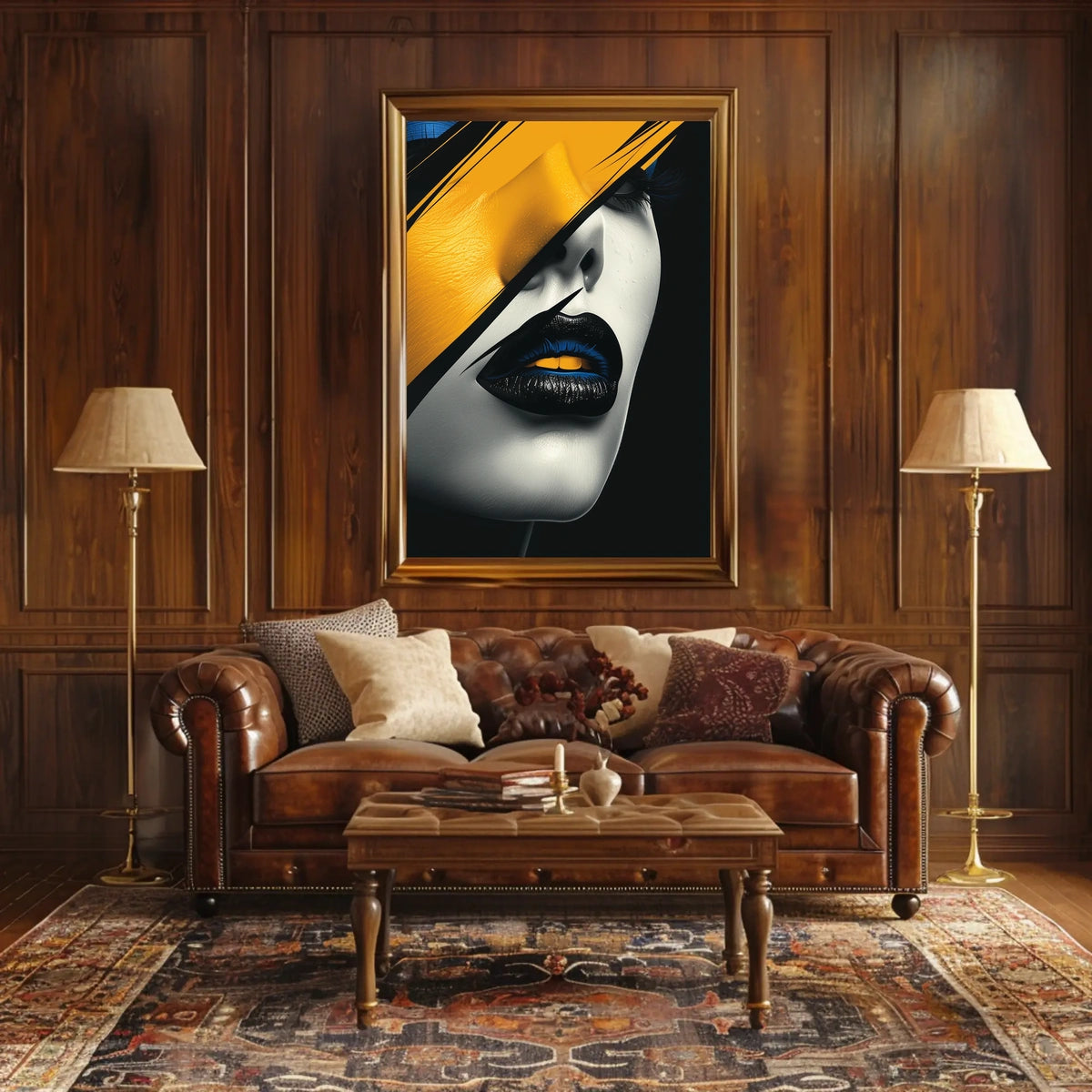 Abstract Expression Bold And Vivid Poster