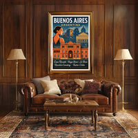 Buenos Aires Argentina Travel Poster