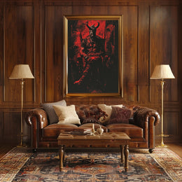 The Dark Throne Art Print Poster for Home Decor and Wall Art PosterGoat