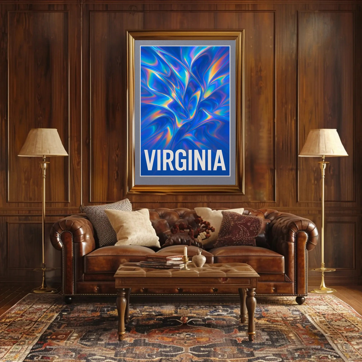 Virginia Abstract Art Abstract Poster