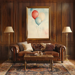 painting of three balloons Poster
