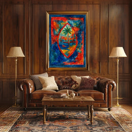 Vibrant Tropical Escape Poster