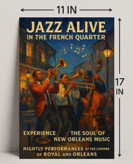 New Orleans Jazz Celebration: Music or Concert Poster