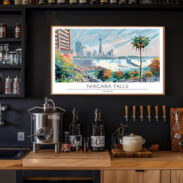 Vibrant View of Niagara Falls Poster PosterGoat