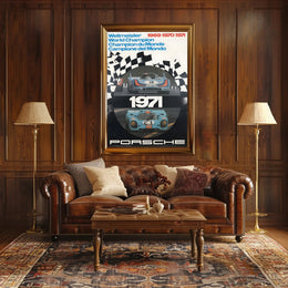 Porsche Racing Champions 1969-1971 Poster