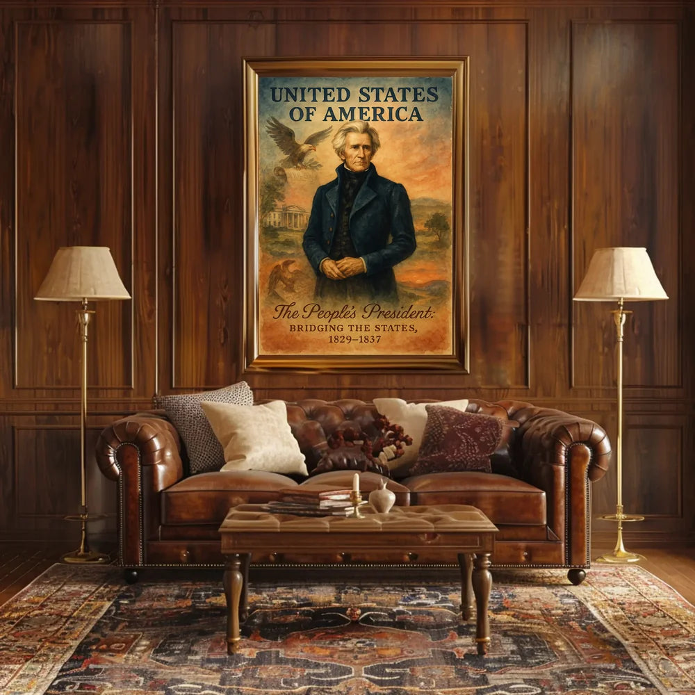 PUNITED ‘ATES Satirical American Culture Poster