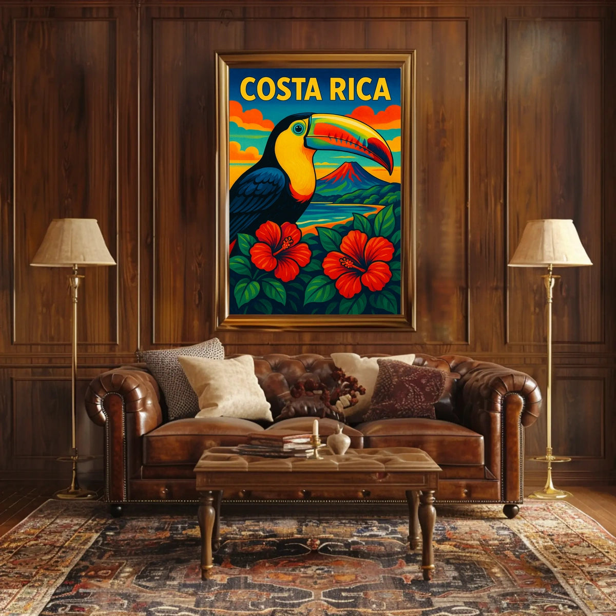 Costa Rica Travel Poster
