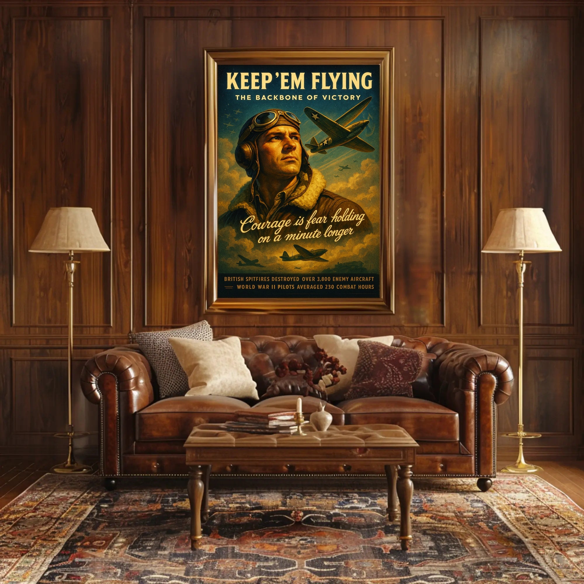 Keep 'Em Flying: The Backbone of Victory Poster