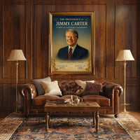Jimmy Carter Presidential Tribute Photo Tribute Poster PosterGoat