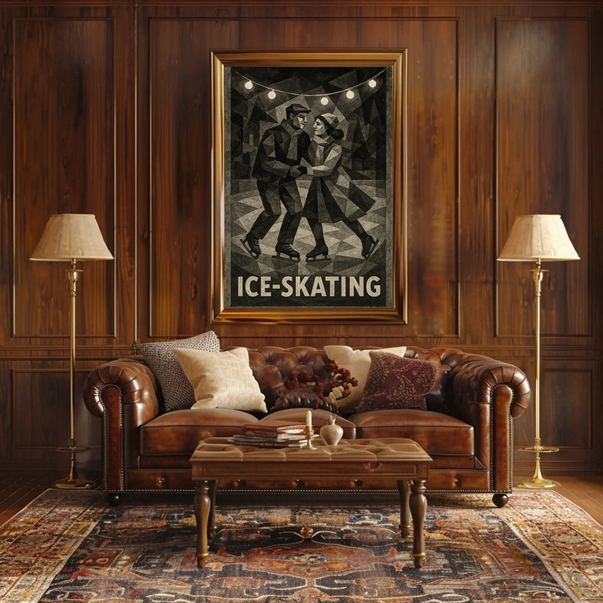 Ice-Skating Romance Poster