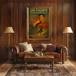 Jim Thorpe: A Legacy of Athletic Excellence Poster