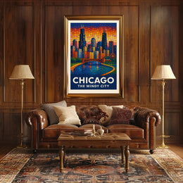 Chicago The Windy City Poster