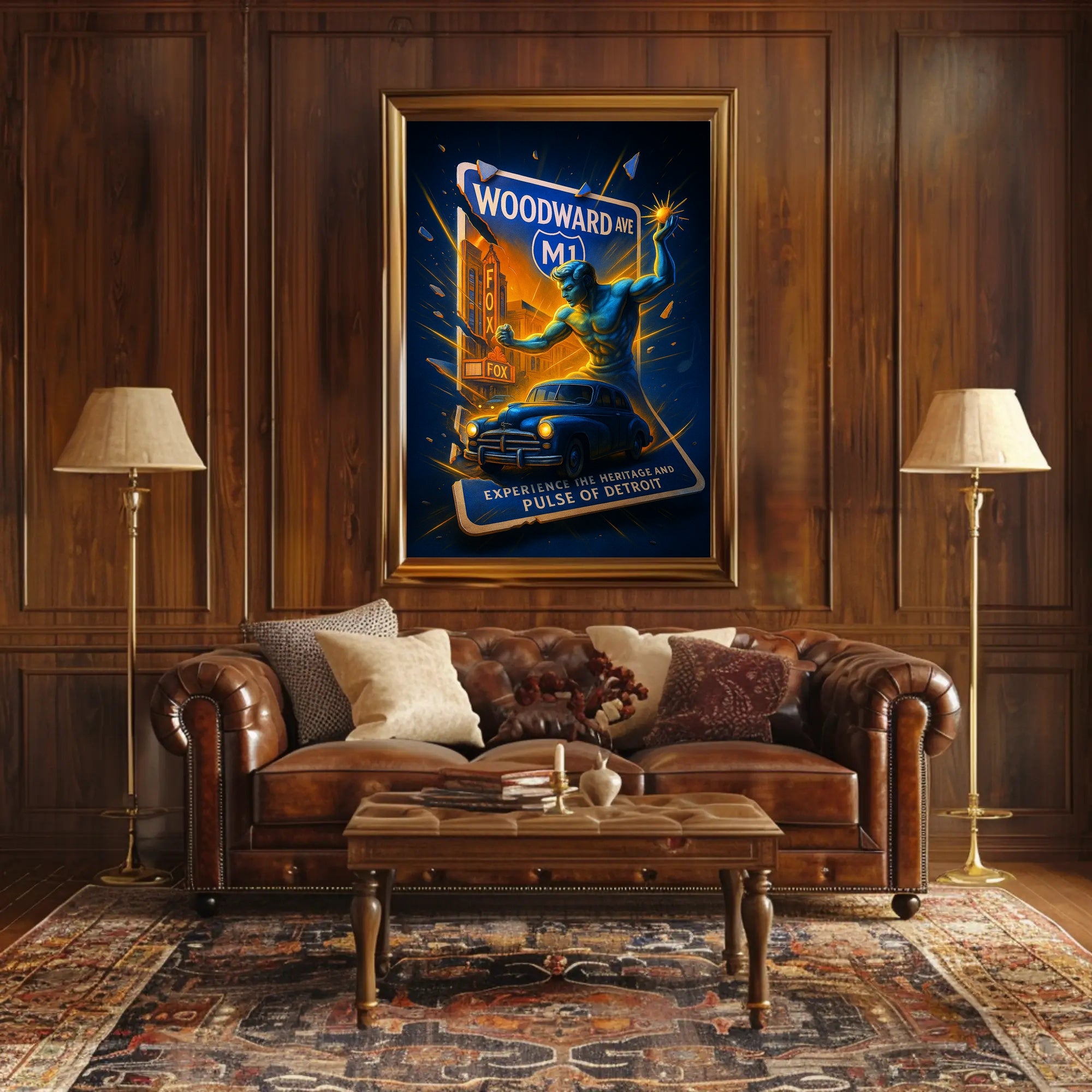 Experience the Heritage and Pulse of Detroit Poster PosterGoat