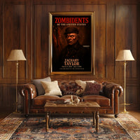 Zachary Taylor 12th President of the United States Zombidents Poster Series