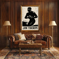 Jim Thorpe Athletic Icon Poster