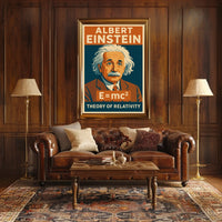 Albert Einstein Theory Of Relativity Poster