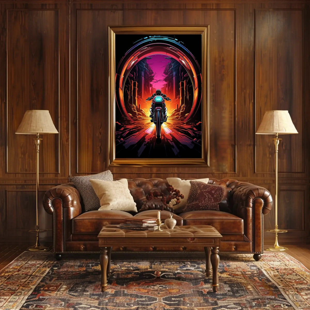 Neon Journey Poster