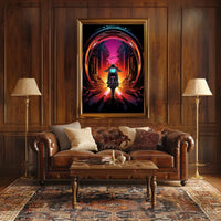 Neon Journey Poster