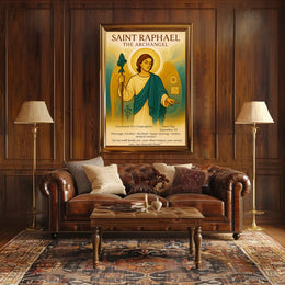 Saint Raphael the Archangel Poster PosterGoat