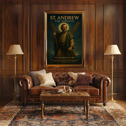 St. Andrew Religious Art Historical or Presidential Poster PosterGoat