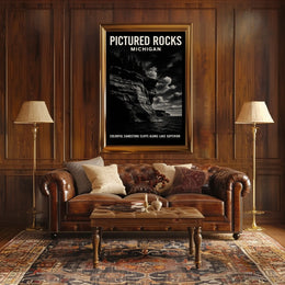 Pictured Rocks Of Michigan Poster