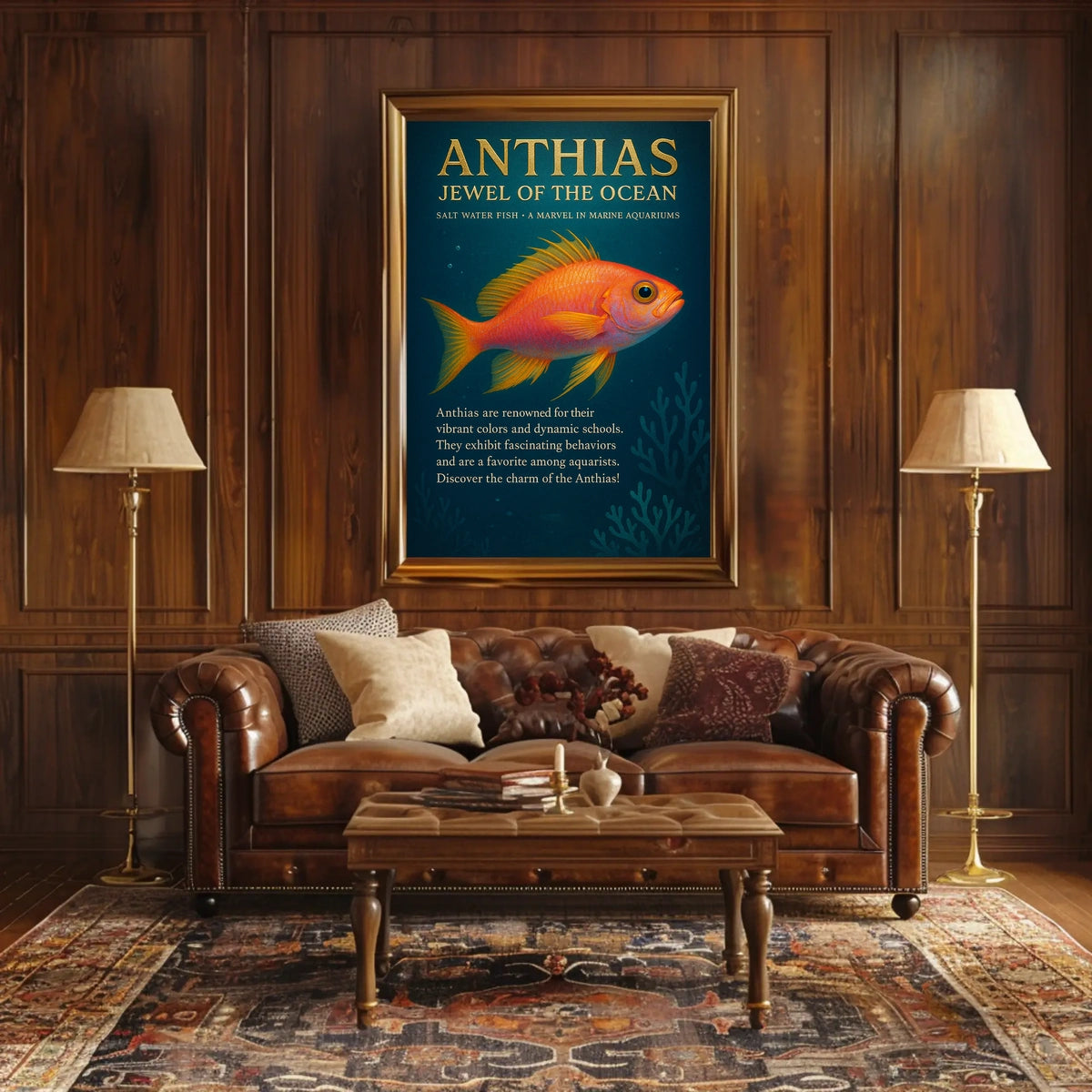 Anthias Jewel of the Ocean Poster