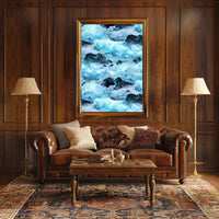 Majestic Mountain Clouds Wall Art Print