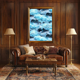 Majestic Mountain Clouds Wall Art Print