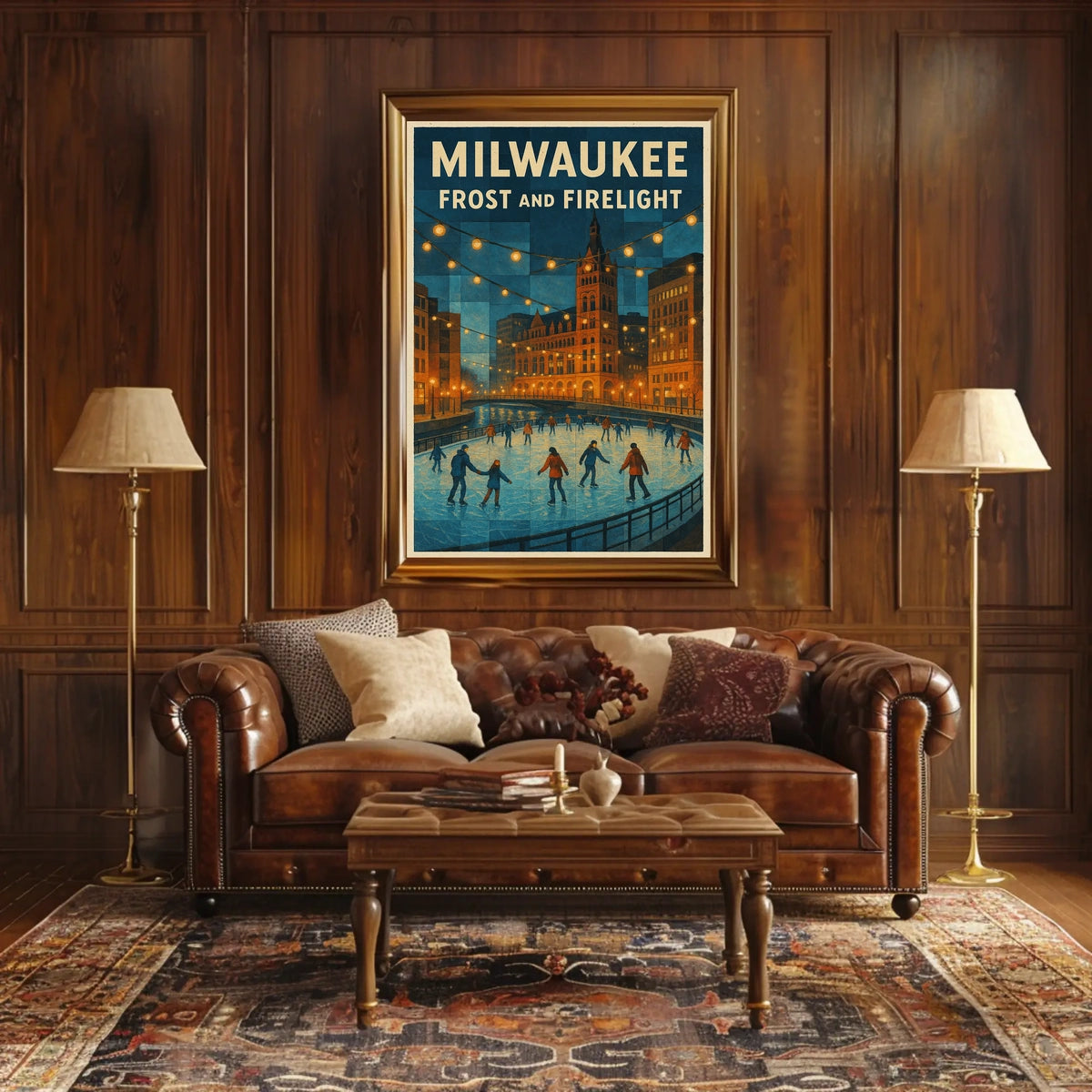 Milwaukee Frost And Firelight Poster