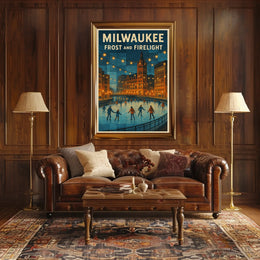 Milwaukee Frost And Firelight Poster