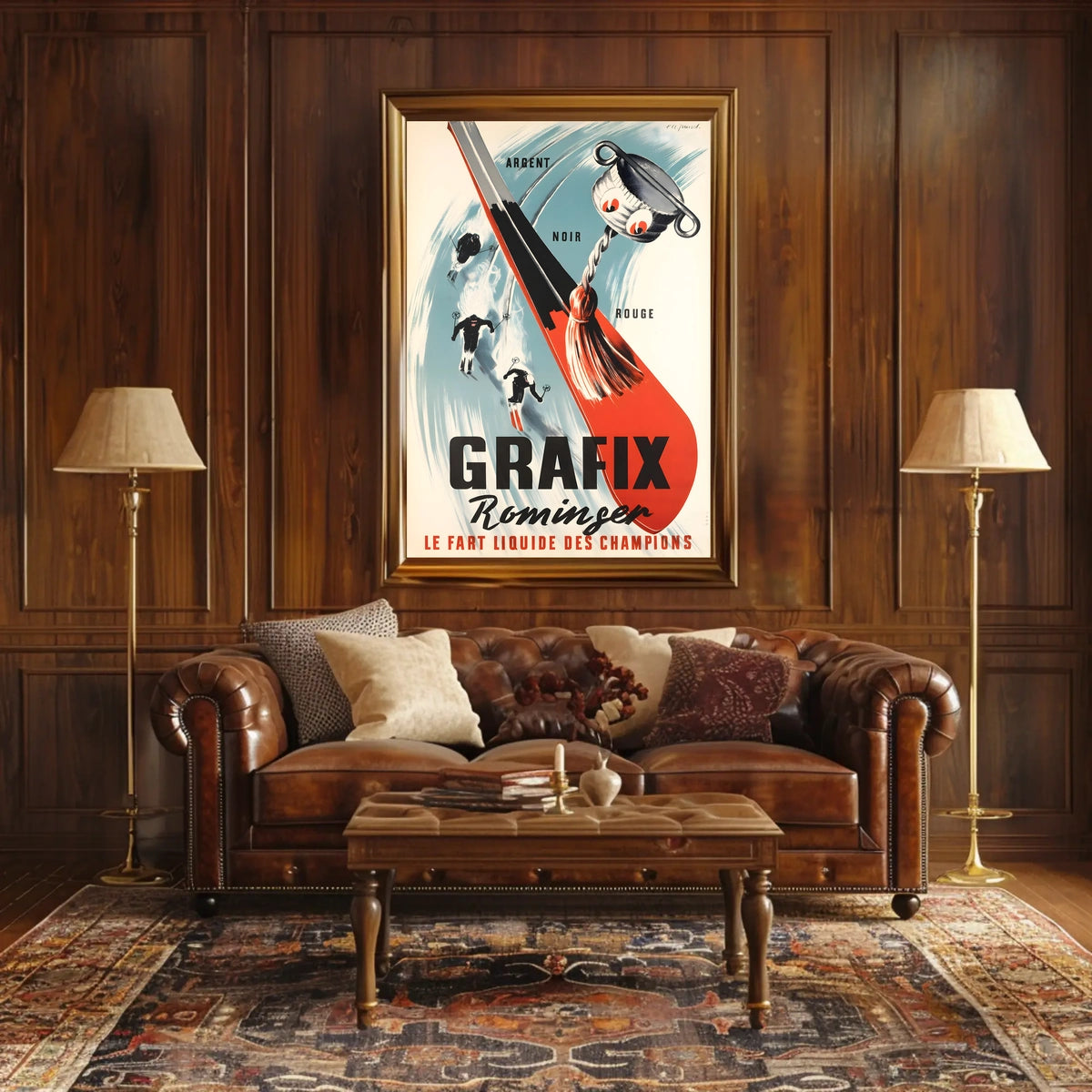 Grafix Le Fart Liquide Des Champions Poster