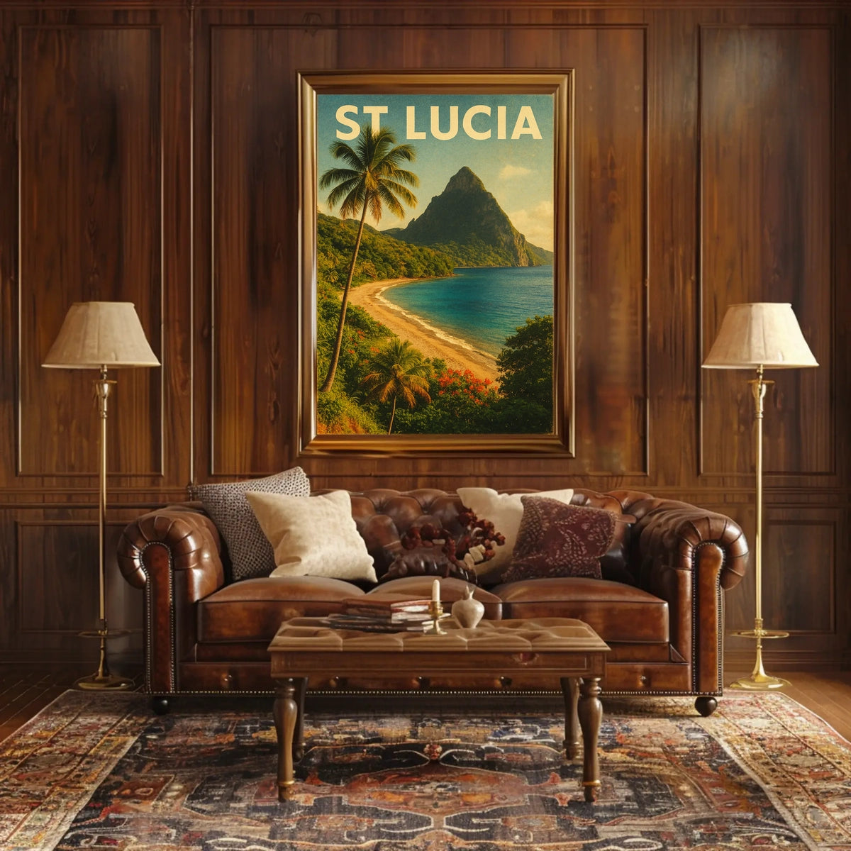 St. Lucia Paradise Poster
